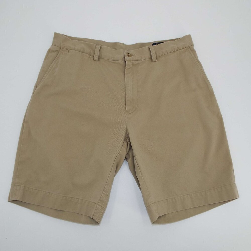 Polo By Ralph Lauren Khaki Flat Front Shorts